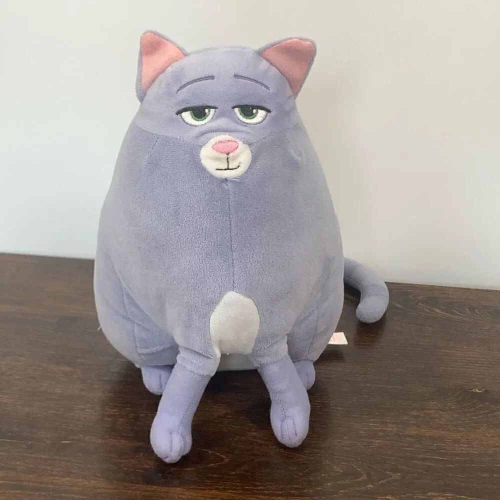 Ty Beanie Babies 9” Secret Life of Pets Chloe The Cat Regular Plush Purple
